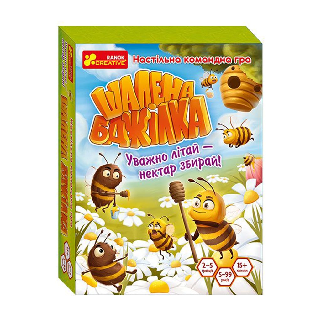 Настільна гра Ranok-Creative Шалена бджілка, від 5 років (545233)